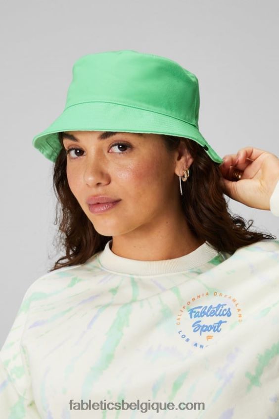 bob réversible femmes Fabletics 404P0T3020 chaux sucrée/hyper gazon