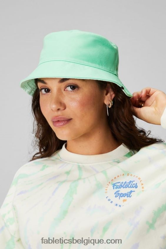 bob réversible femmes Fabletics 404P0T3020 chaux sucrée/hyper gazon