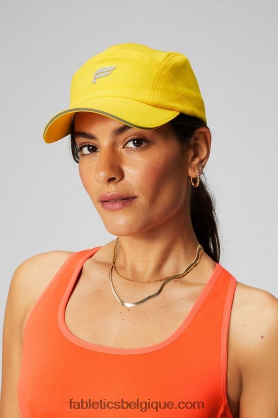 le chapeau fondamental femmes Fabletics 404P0T3016 Coucher de soleil jaune