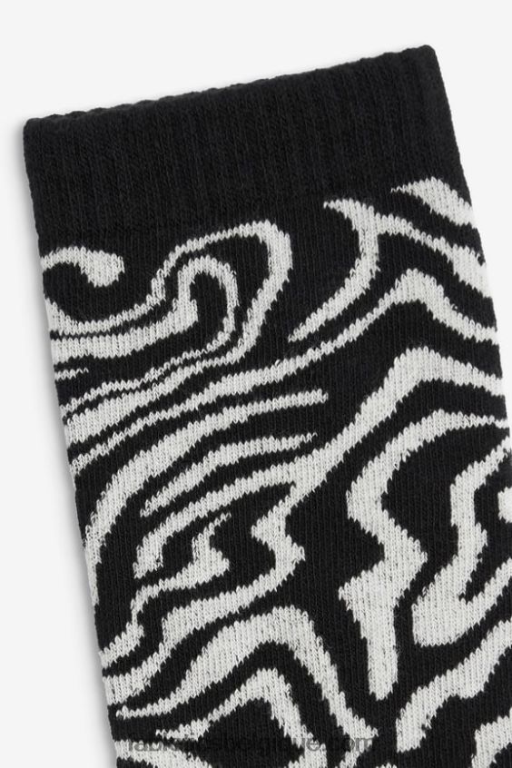 chaussette performante 6\" femmes Fabletics 404P0T2984 zèbre marbré