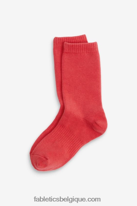 chaussette performante 6" femmes Fabletics 404P0T3002 rouge fraise