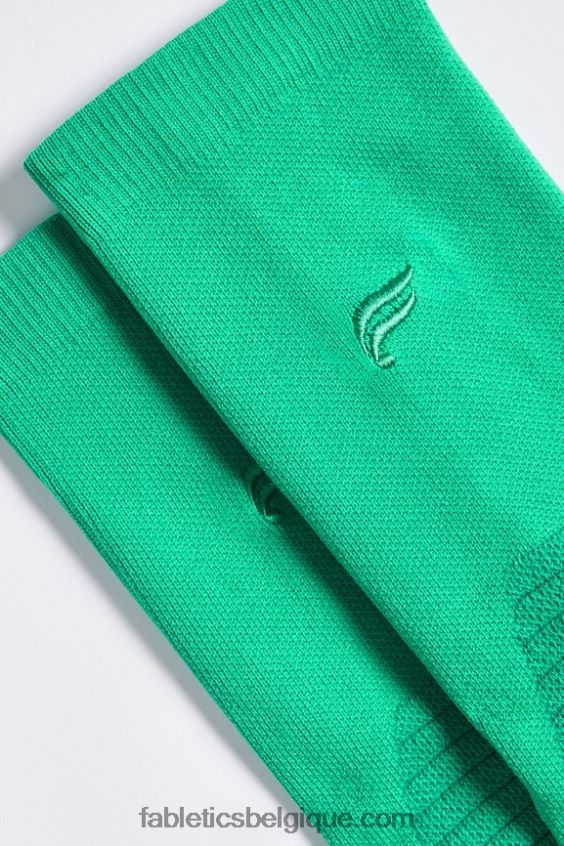 la chaussette d\'équipage de performance femmes Fabletics 404P0T2997 vert essentiel