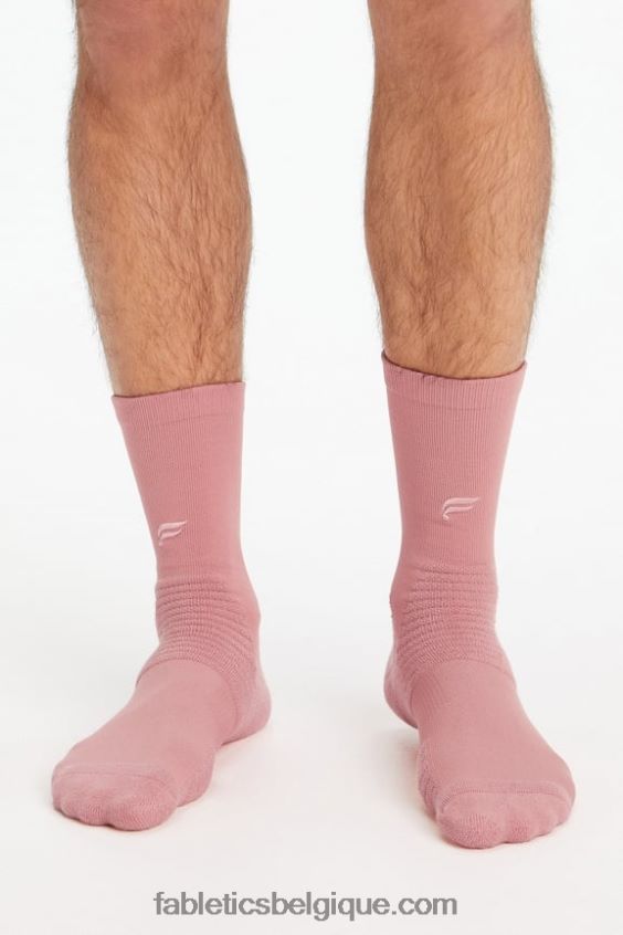 la chaussette d\'équipage de performance femmes Fabletics 404P0T2999 rose ombre