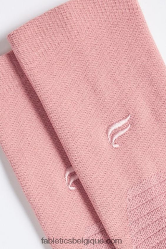 la chaussette d\'équipage de performance femmes Fabletics 404P0T2999 rose ombre