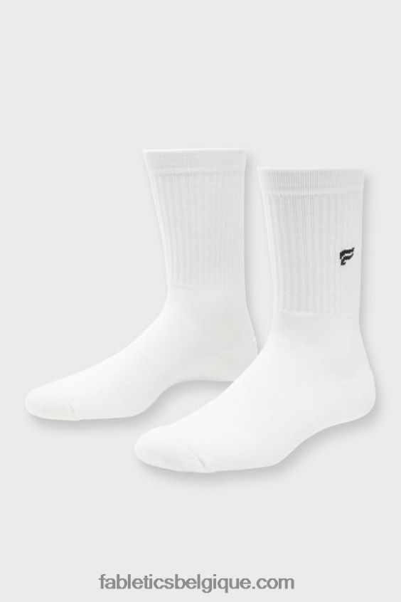 la chaussette de tous les jours femmes Fabletics 404P0T2967 blanc classique