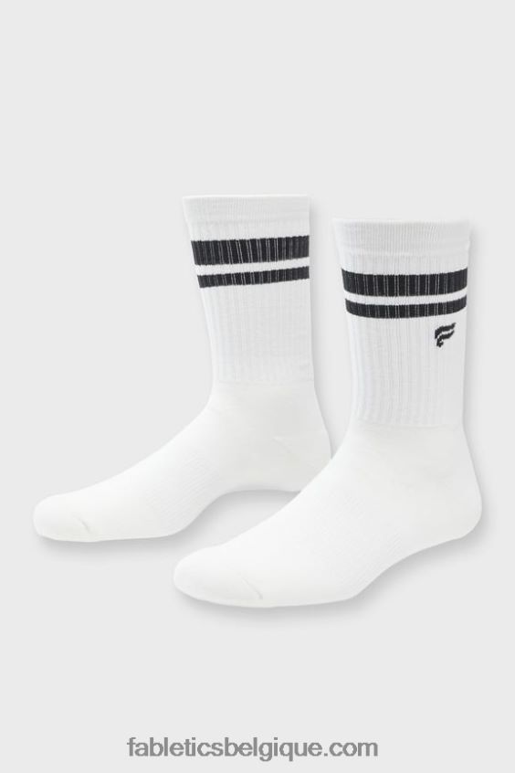 la chaussette de tous les jours femmes Fabletics 404P0T2968 bande blanche