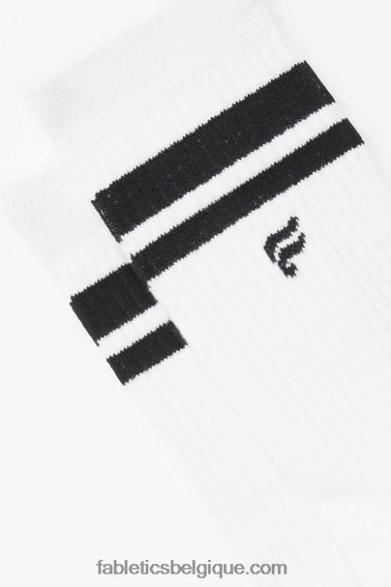 la chaussette de tous les jours femmes Fabletics 404P0T2968 bande blanche