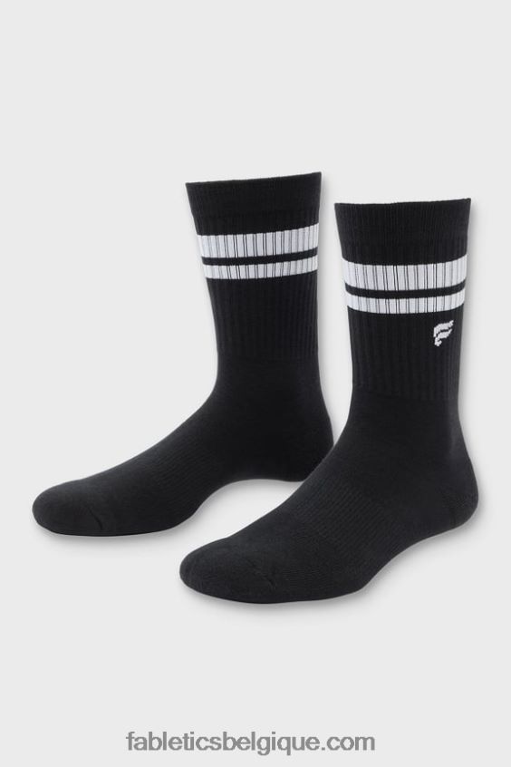 la chaussette de tous les jours femmes Fabletics 404P0T2969 bande noire