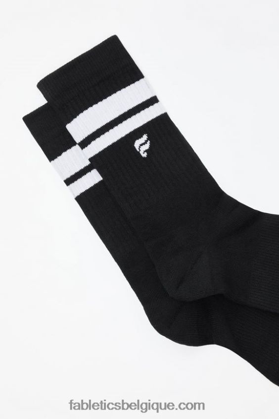 la chaussette de tous les jours femmes Fabletics 404P0T2969 bande noire
