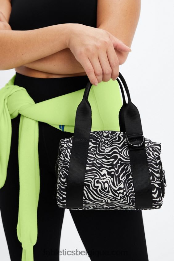 sac de sport mini grip femmes Fabletics 404P0T2927 mini zèbre marbré