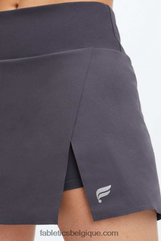 jupe-short à poches escamotables femmes Fabletics 404P0T639 avoine/pousses