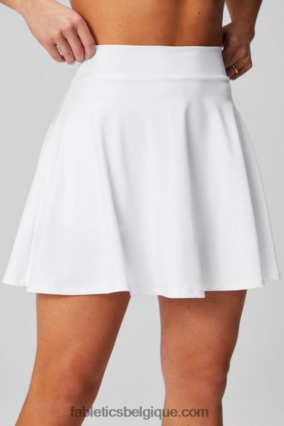 jupe à volants femmes Fabletics 404P0T630 merisier électrique lavé/blanc