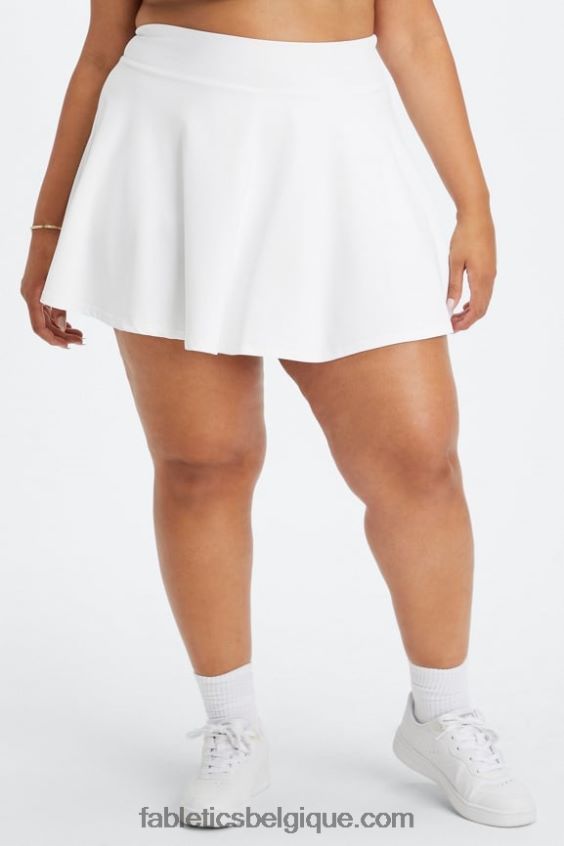 jupe à volants femmes Fabletics 404P0T634 gris classique chiné/étain