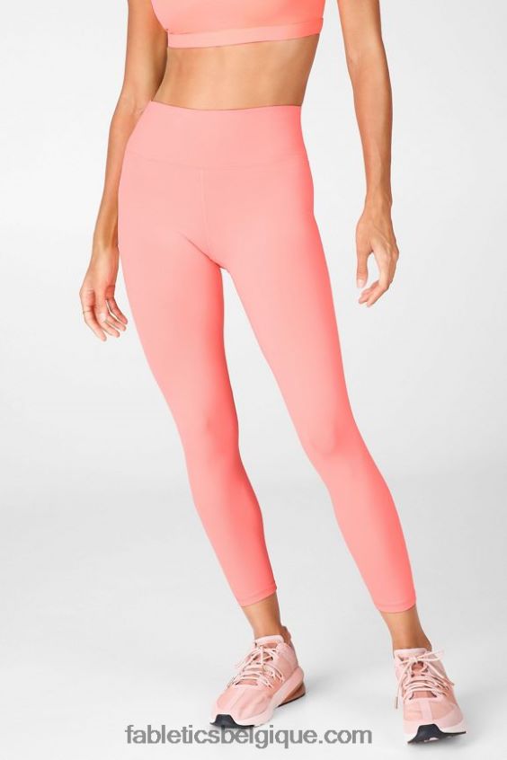 boost powerhold taille haute 7/8 legging 60 femmes Fabletics 404P0T853 sorbet/coquillage