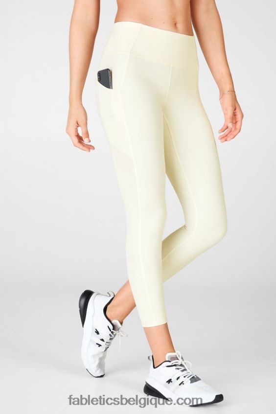 capri taille haute oasis pureluxe femmes Fabletics 404P0T967 sucre
