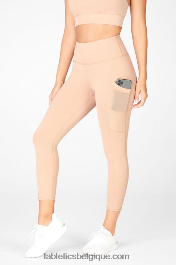 capri taille haute powerhold 47 femmes Fabletics 404P0T779 café olé