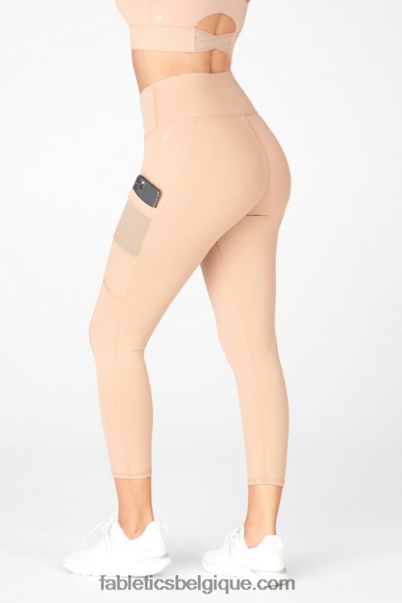 capri taille haute powerhold 47 femmes Fabletics 404P0T779 café olé
