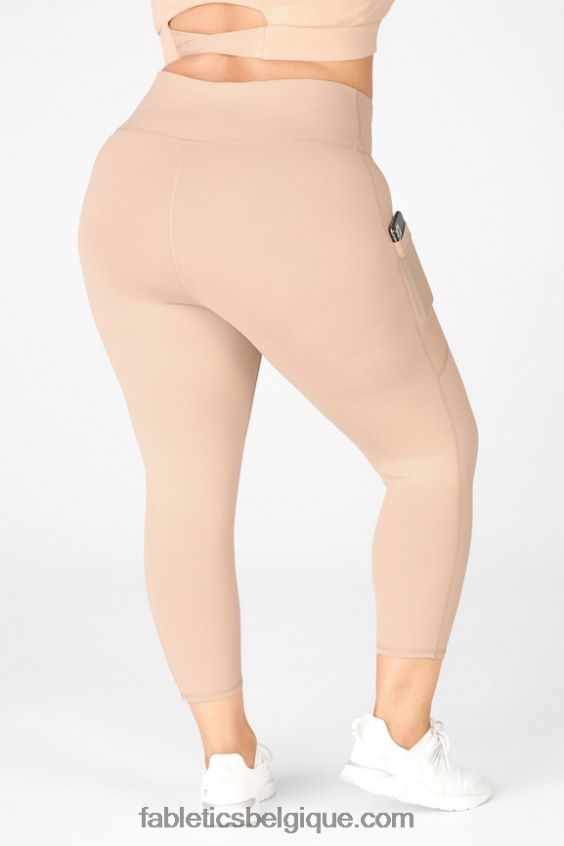 capri taille haute powerhold 47 femmes Fabletics 404P0T780 café olé