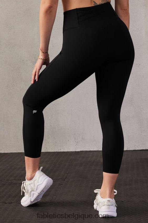capri taille haute trinity motion365 femmes Fabletics 404P0T1222 noir