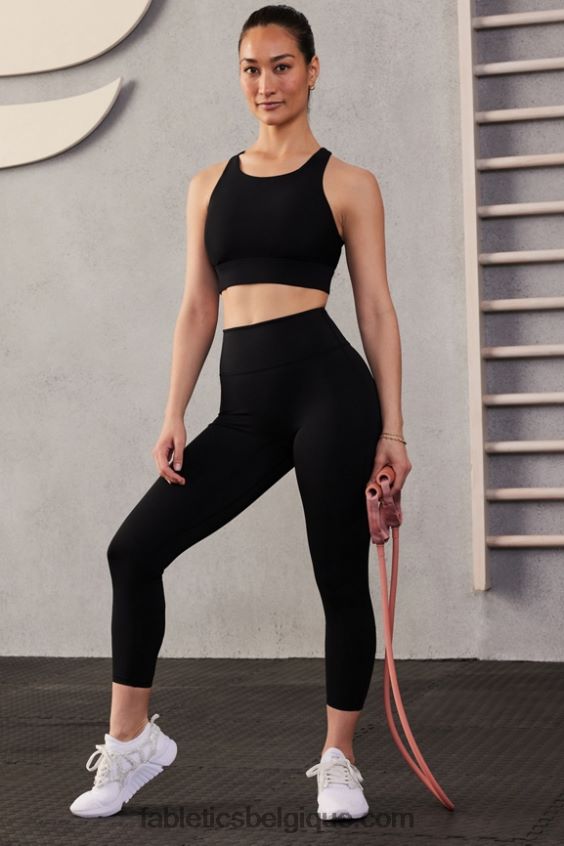 capri taille haute trinity motion365 femmes Fabletics 404P0T1222 noir