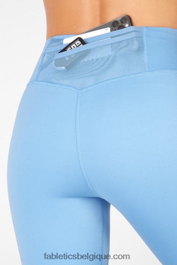 capri taille haute trinity motion365 femmes Fabletics 404P0T1223 surf bleu