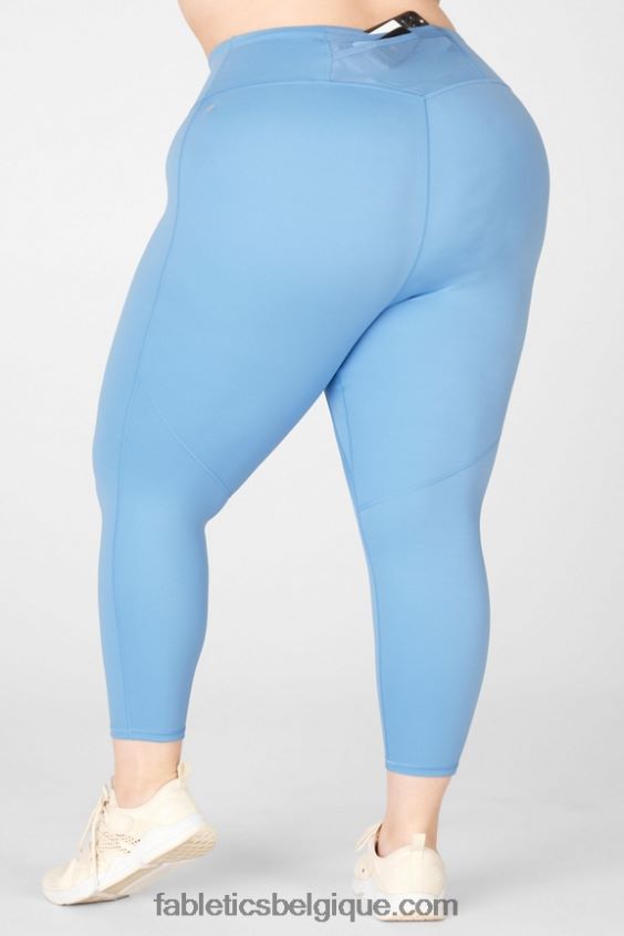capri taille haute trinity motion365 femmes Fabletics 404P0T1224 surf bleu