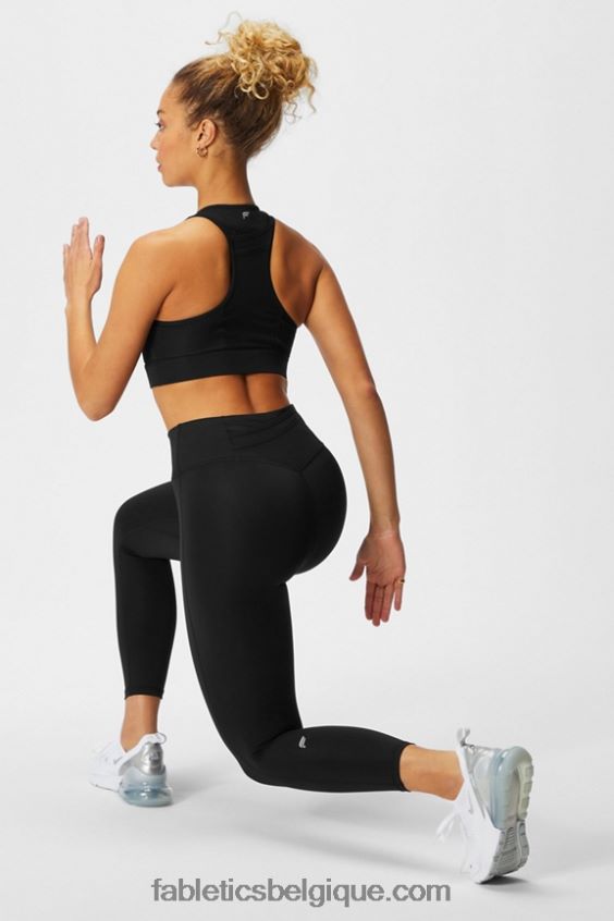 capri taille haute trinity motion365+ femmes Fabletics 404P0T991 noir