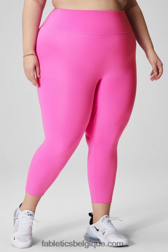 capri taille haute trinity motion365+ femmes Fabletics 404P0T994 punch évasion rose/pervenche
