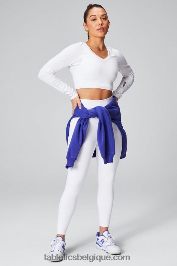 définir le legging powerhold ultra hw 7/8 femmes Fabletics 404P0T1012 blanc classique