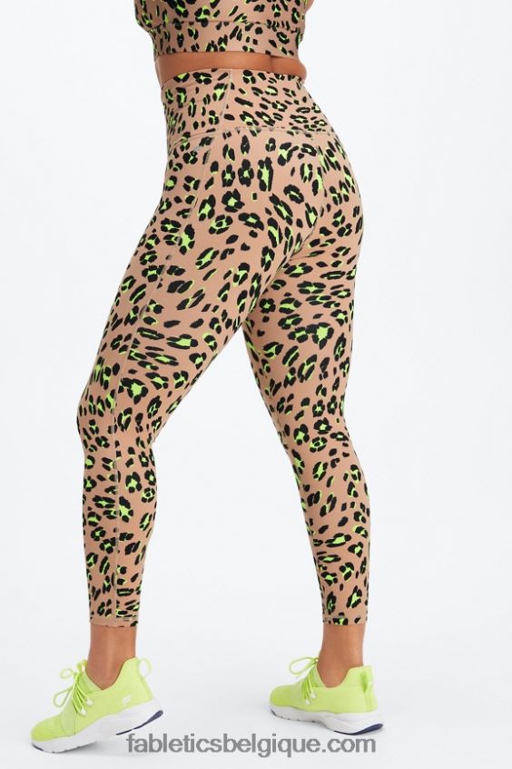 définir le legging powerhold ultra hw 7/8 femmes Fabletics 404P0T1015 lion ondulé du désert