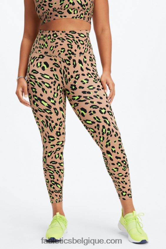 définir le legging powerhold ultra hw 7/8 femmes Fabletics 404P0T1015 lion ondulé du désert