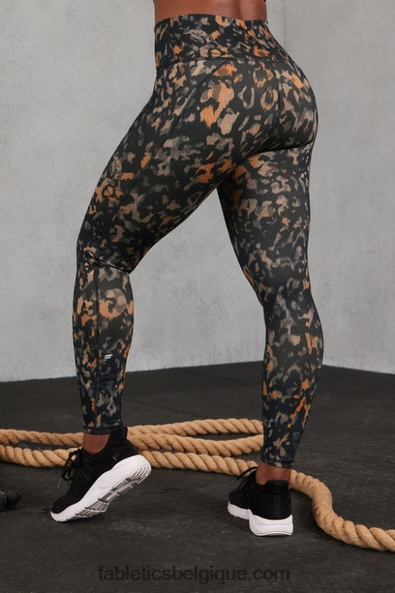 définir le legging taille haute powerhold 74 femmes Fabletics 404P0T974 camouflage sauvage