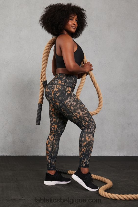définir le legging taille haute powerhold 74 femmes Fabletics 404P0T974 camouflage sauvage