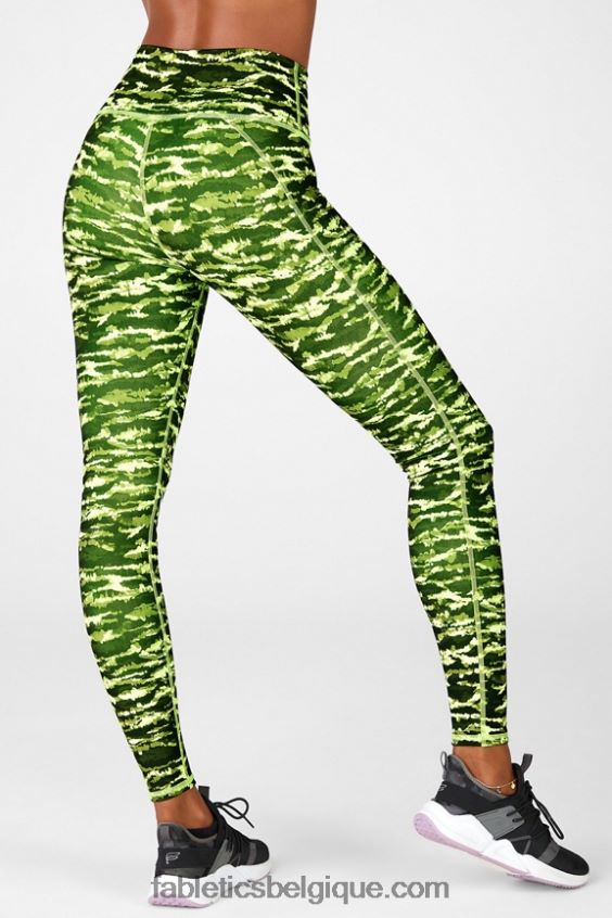définir le legging taille haute powerhold 75 femmes Fabletics 404P0T978 tigresse aux pommes aigres