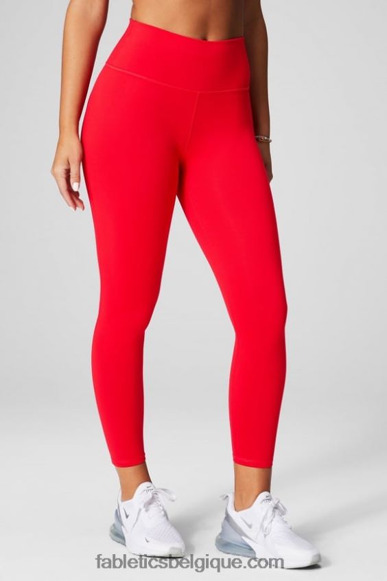 définir powerhold taille haute 7/8 legging 21 femmes Fabletics 404P0T651 coup de grâce noir/blanc classique
