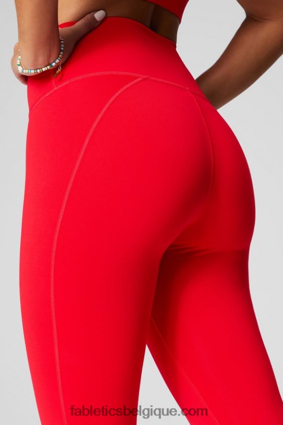 définir powerhold taille haute 7/8 legging 21 femmes Fabletics 404P0T651 coup de grâce noir/blanc classique