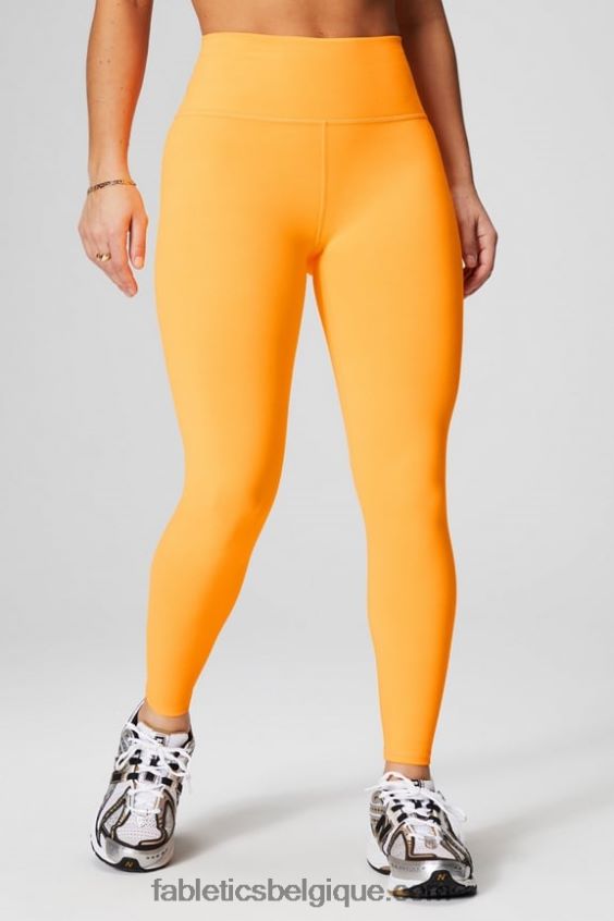 définir powerhold taille haute 7/8 legging 22 femmes Fabletics 404P0T655 sport classique blanc/ombré