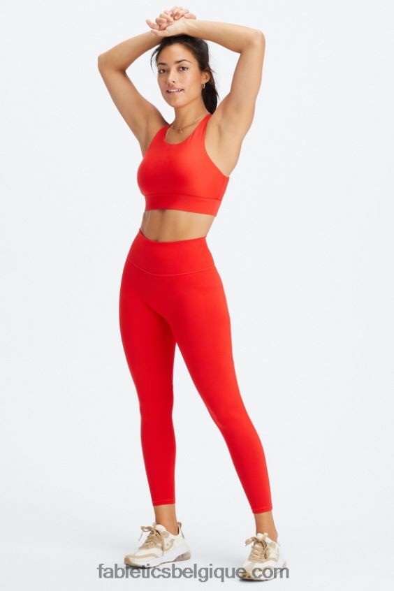 définir powerhold taille haute 7/8 legging 22 femmes Fabletics 404P0T656 iris flou/teinture rose