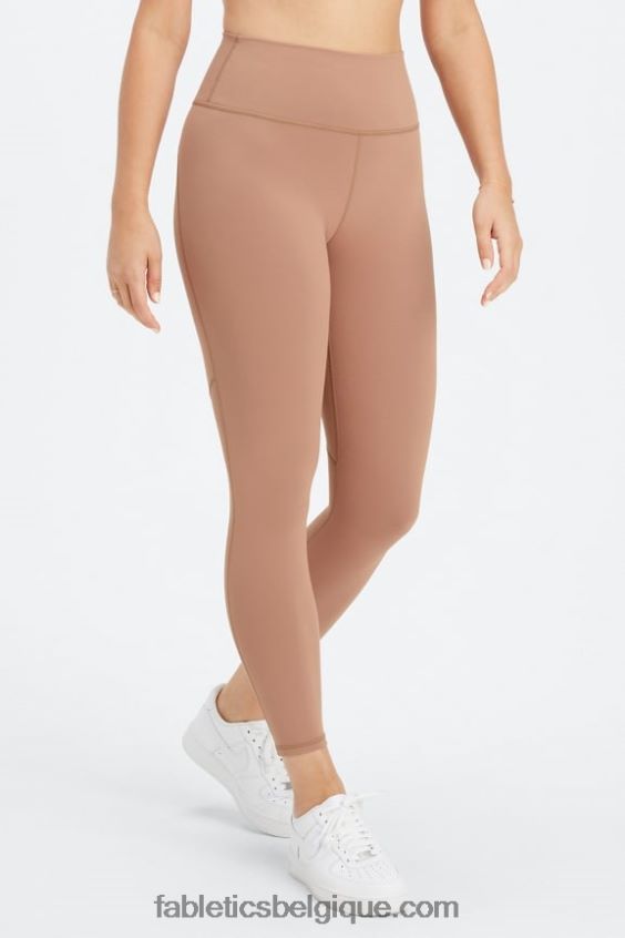 définir powerhold taille haute 7/8 legging 23 femmes Fabletics 404P0T660 coup de grâce blanc/noir classique
