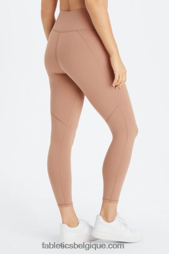 définir powerhold taille haute 7/8 legging 23 femmes Fabletics 404P0T660 coup de grâce blanc/noir classique