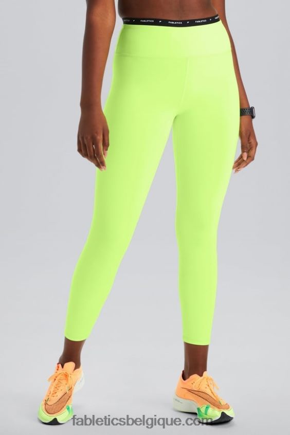 définir powerhold taille haute 7/8 legging 24 femmes Fabletics 404P0T667 pousse/club d\'athlétisme