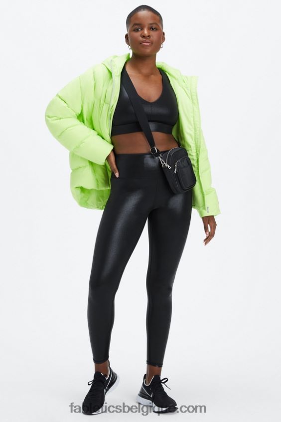 définir powerhold taille haute 7/8 legging 25 femmes Fabletics 404P0T672 frêne/noir