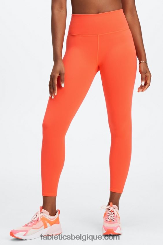 définir powerhold taille haute 7/8 legging 26 femmes Fabletics 404P0T677 lilas givré/nuage rose