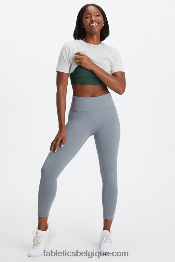 définir powerhold taille haute 7/8 legging 28 femmes Fabletics 404P0T683 bleu ardoise/sky way/meyer