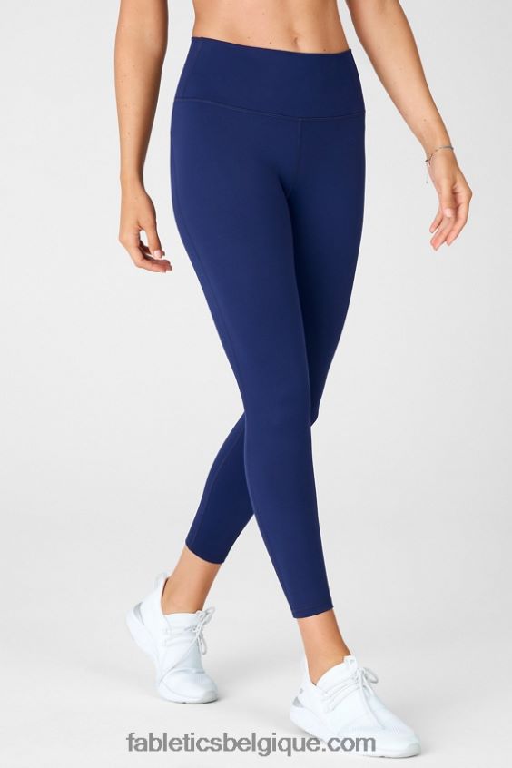 définir powerhold taille haute 7/8 legging 29 femmes Fabletics 404P0T689 grotte de cristal/argent réfléchissant