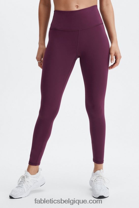 définir powerhold taille haute 7/8 legging 29 femmes Fabletics 404P0T690 blanc classique/argent réfléchissant