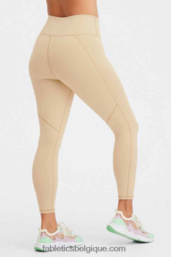 définir powerhold taille haute 7/8 legging 29 femmes Fabletics 404P0T692 oasis tropicale/argent réfléchissant