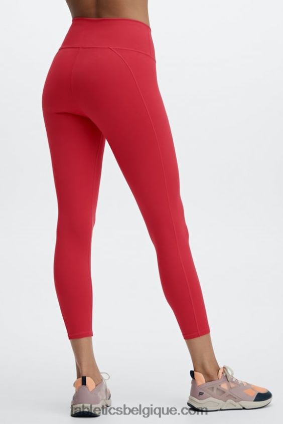 définir powerhold taille haute 7/8 legging 31 femmes Fabletics 404P0T698 poire clair/blanc brillant