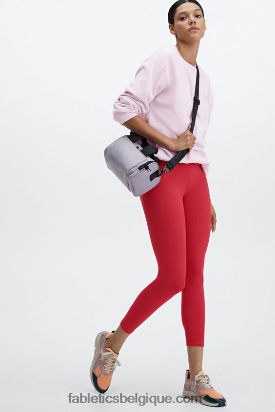 définir powerhold taille haute 7/8 legging 31 femmes Fabletics 404P0T698 poire clair/blanc brillant