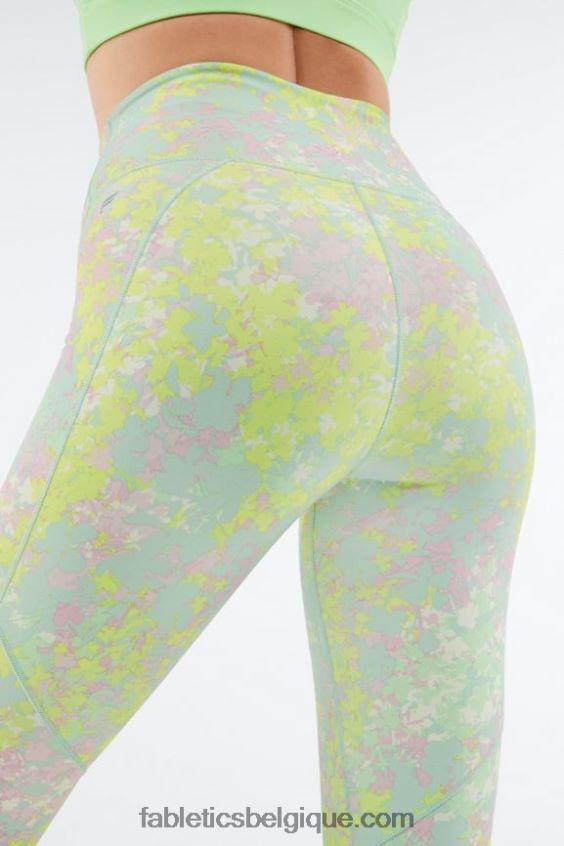 définir powerhold taille haute 7/8 legging 32 femmes Fabletics 404P0T705 sport noir/ombré